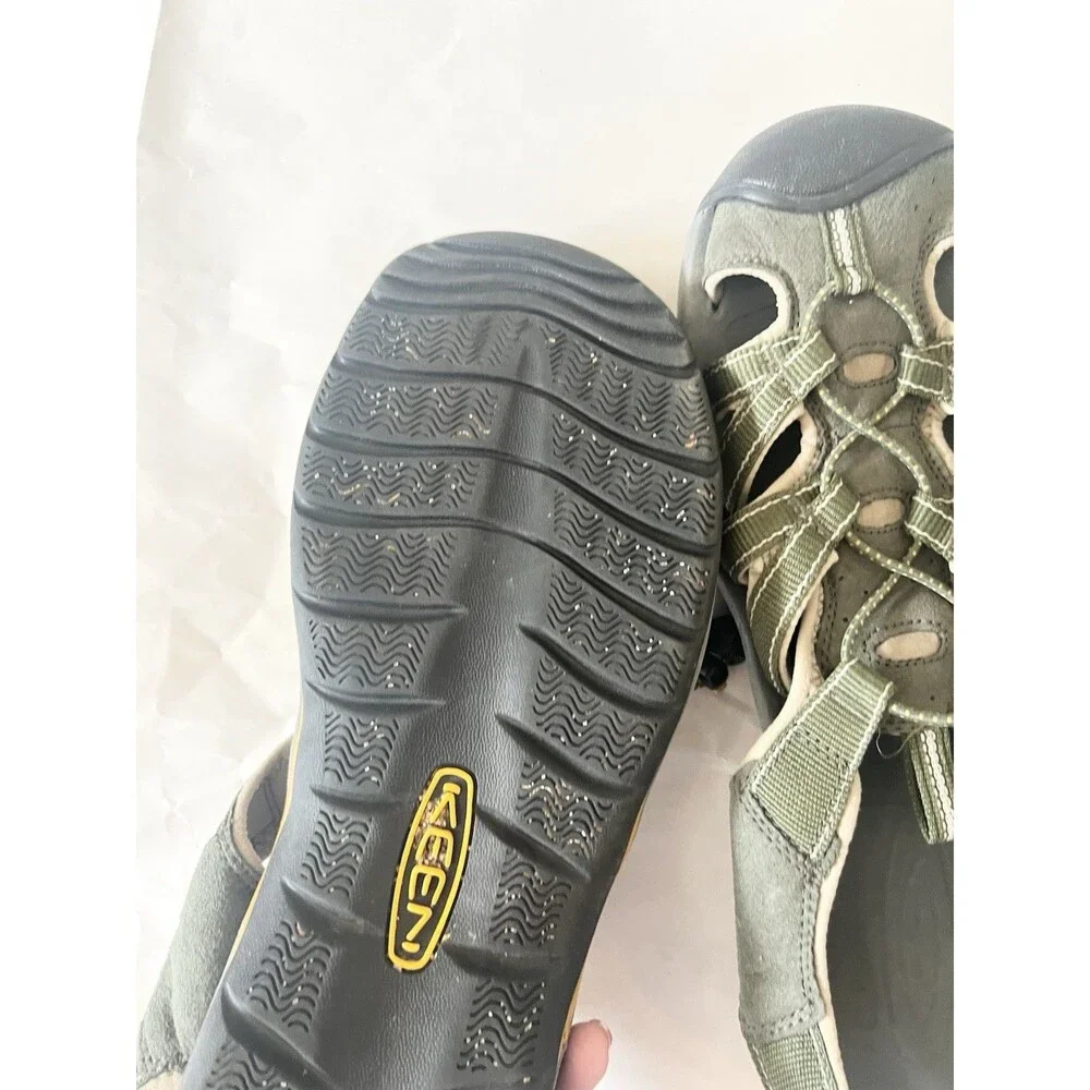 KEEN Newport H2 Mens Size 14 Green Waterproof Sports Sandals Hiking Fishing Shoe